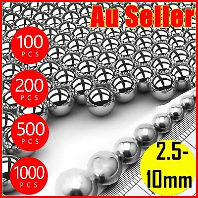 2.5-10mm Stainless Steel Loose Bearing Ball Replacement Bike Bicycle Cycling • $27.95