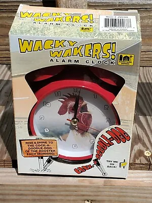 Wacky Wakers Rooster Alarm Clock Barn Yard Series Feldstein Rise & Shine Chicken • $45.95