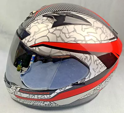 Scorpion EXO-R710 Focus Full Face Motorcycle Helmet Red Adult Size XL • $39.99