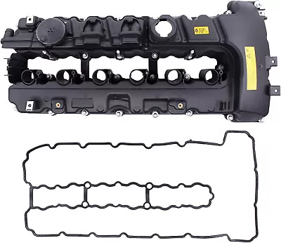 HouYeen Engine Cylinder Head Rocker Valve Cover For BM-W 3 5 6 Series N53 3.0 • $124.44