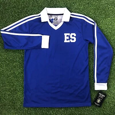 El Salvador (Soccer Jersey) Camisa De Futbol Retro 1982 (LOOSE FIT) Long Sleeve • $34.90