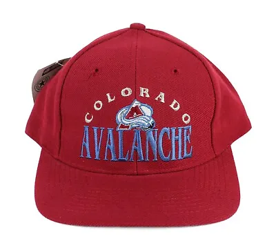 New Colorado Avalanche Vintage 90's The Game NHL Snapback Hat • $29.99