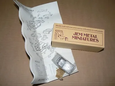 Jem Metal Miniature 1970/72 MG Midget White Metal Kit - 1/43rd.scaleunbuilt... • £49.99