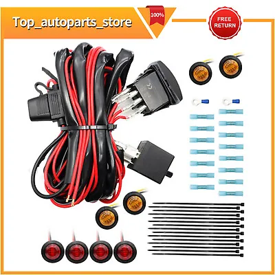 Universal UTV ATV SXS LED Turn Signal Street Legal Kit For Polaris RZR XP Ranger • $31.29