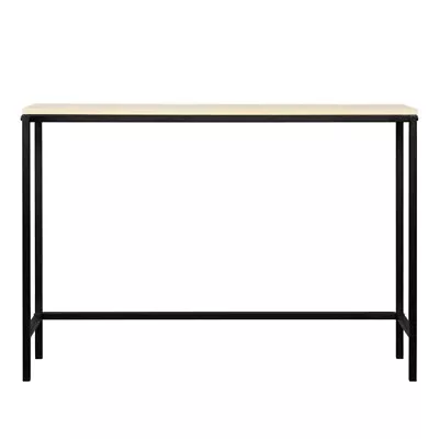 Industrial Style Porch Table Single Layer Light Walnut Color Triamine Board • $37.99