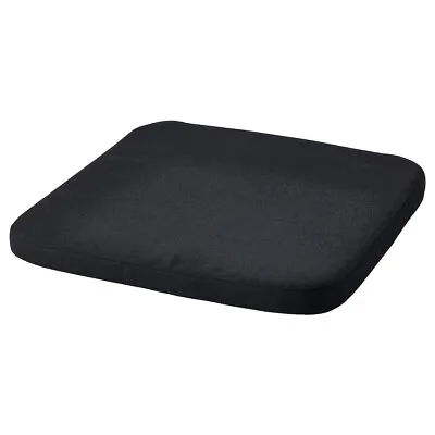IKEA STAGGSTARR Chair Pad Black Cushion Seat Indoor/Outdoor Pads 36x36x2.5 Cm • £12.97