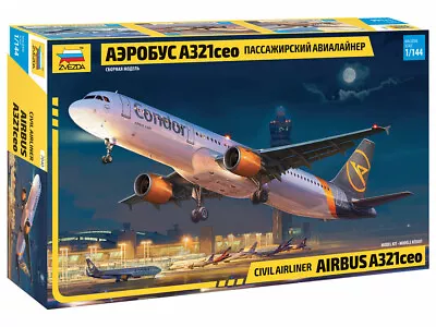 Zvezda 7040 Civil Airliner Airbus A321ceo Model Kit 1/144 • $46.06