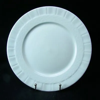 Martha Stewart MSE BASKETWEAVE WHITE Dinner Plate(s) • $23.75