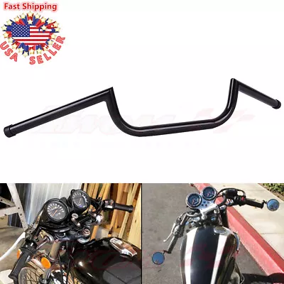 Motorcycle 7/8  Diameter Clubman Universal Handlebars Bars Rise For Cafe Racer • $36.05