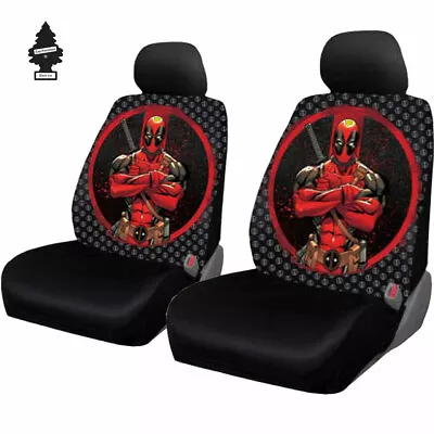 For FORD New Marvel Comic Deadpool Car Truck SUV Seat Covers And Free Gift • $58.49