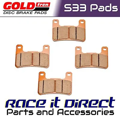 Brake Pads For KAWASAKI Z 1000 SX ABS 2011-2019 FRONT Goldfren S33 • £29.95