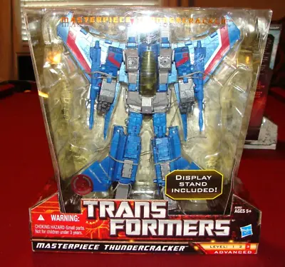 Transformers Masterpiece Thundercracker With Display Stand Brand New / MISB • $115.85
