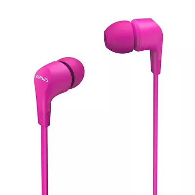 $17 • Buy Philips UpBeat In-Ear Gel Earphones/Headphones 3.5mm Jack W/ Mic 1.2m Cable Pink