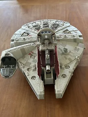 Hasbro Star Wars Millennium Falcon Action Model Replica Toy Buttons Work AS IS • $39