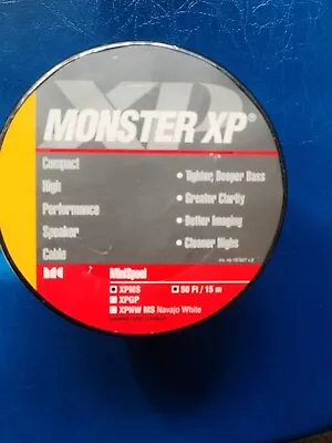 Monster XP Compact High Performance Speaker Cable - Unopened Spool XPMS 50 Feet • $35