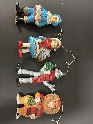 Vintage Set Of 4 Kurt Adler Wizard Of Oz Christmas Ornaments Plastic • $7
