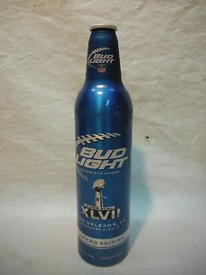 $4.99 • Buy Bud Light  Superbowl Xlvii  Alumnum Beer Bottle~a/b Brg.,st. Louis,mo #502066