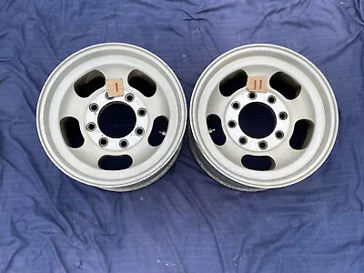 (2) Vintage Slot Mag Wheels Rims 16.5 X 8.25 8x6.5 Pos-A-Traction Ford Chevy • $397