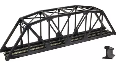 Atlas N Scale ~ New 2024 ~ Code 80 ~ Through Truss Bridge Kit 10″ Black ~ 2570 • $22.42