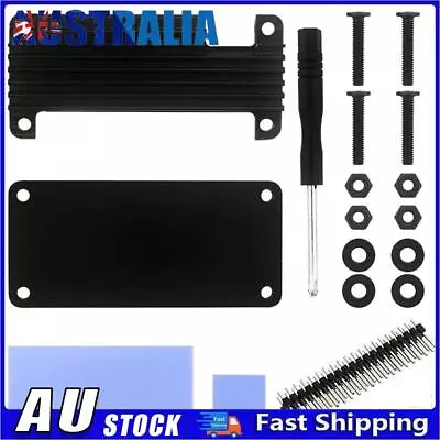 For Raspberry Pi Zero 2W Aluminum Shell Kit W/Vertical Pin Header (Black A) * • $10.81