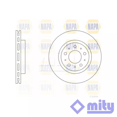 Fits Volvo V70 850 C70 S70 960 V90 S90 1x Brake Disc Front Mity 91407593 • $41.24