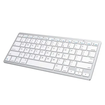 Bluetooth Wireless Keyboard Cordless For IMac Tablet Mac OS Andorid PC Media Box • $15.49