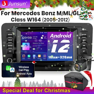 For Benz ML-Class 2005-2013 Android SatNav Carplay Stereo Multimedia Radio 1+32G • £143.99