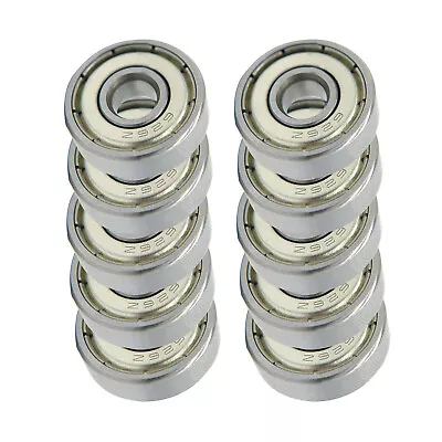 10Pcs 626ZZ Steel Metric Flanged Ball Bearing 6*19*6mm Replacement Spare Parts S • $8.88