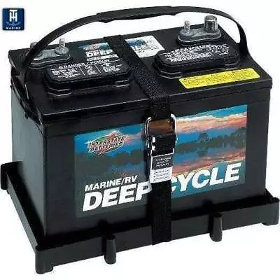 Th Marine NBH24SSCDP 24 Series Battery Tray W/ Ss Strap • $26.61