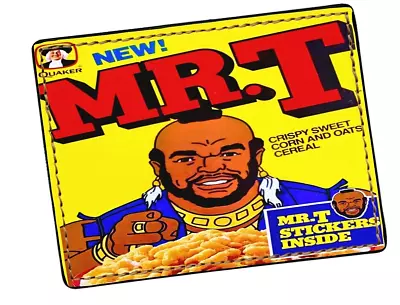 THE A-TEAM Mr T 1980s Cereal On A New Card Wallet • $29.99