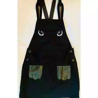 H&M Girl’s Bunny Black Overall Jumper Dress Size 8-9Y • $11.20