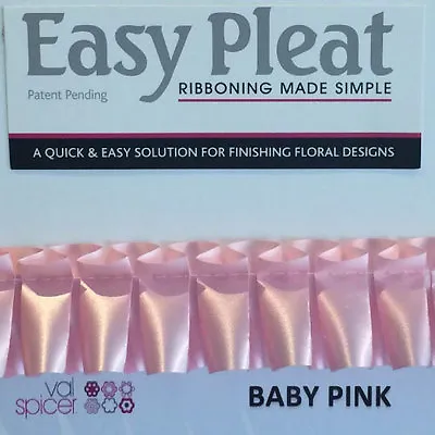 £5.99 • Buy Ribbon Easy Pleat In 16 Colours 3 Lenghts Pre Pleated Ribbon Saves Time