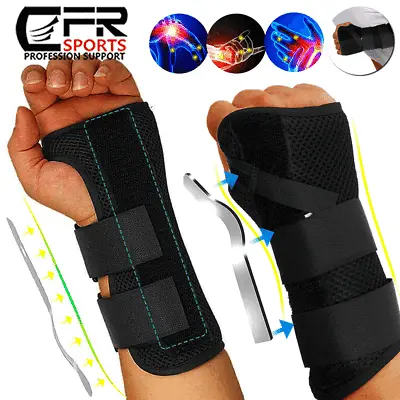 Left Right Wrist Hand Support Brace Splints Carpal Tunnel Sprain Arthritis CFR • $6.50