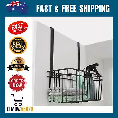 Over Door 1-tier Shower Caddy Rustproof Bathroom Storage Hanging Basket Shelf • $7.19