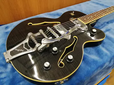 Epiphone Electric Guitar Wildkat Black W/Hard Case Used Shipping From Japan  • $550