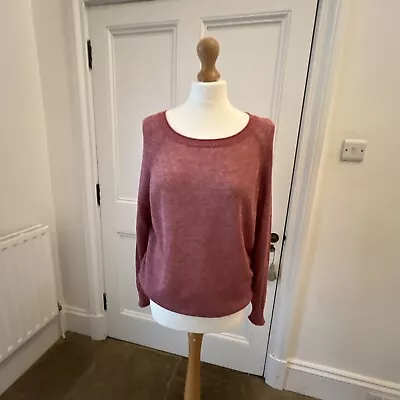 J Crew Jumper Loose Linen Batwing Ladies Women UK Size Small • £7