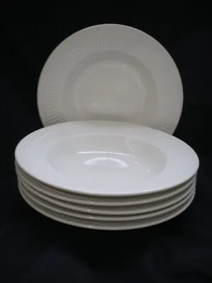 HARDLY USED Set Of 6 Mikasa Italian Countryside Rib Scroll 9.3/8  Soup Bowls • $44.99