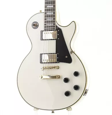 Epiphone Les Paul Custom Pro Alpine White 2012 Used Mahogany Neck W/Soft Case • $701.99