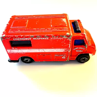 Maisto 1999 Tonka Emergency Response Vehicle Fire Dept EMS Rescue 4 1:64 Diecast • $15