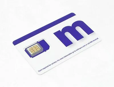 Metro PCS Sim Cards Triple Cut Good For Activation  Brand New  Latest Model • $7.99