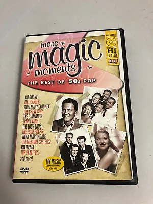 More Magic Moments Best Of 50's Pop DVD Patti Page McGuire Sisters Pat Boone  • $5.99