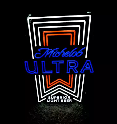 Michelob Ultra Beer Flashing Light Up  Led Bar Sign Man Cave Bright Big Motion • $300