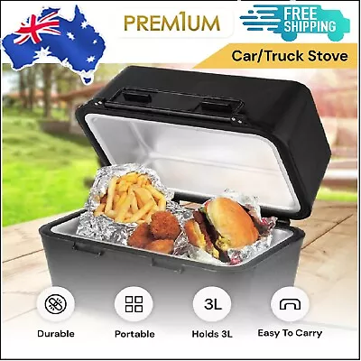 NEW 12V Portable Stove Oven Food Warmer For 4 WD Car Truck Caravan Camping VAN • $71.99