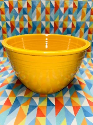 Vintage Fiesta Ware Yellow  #5 Mixing Bowl Nesting Bowl Original Fiestaware • $79.99