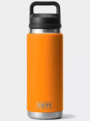 YETI Rambler 26 Oz (760ml) Bottle With Chug Cap In King Crab Orange • £39.95