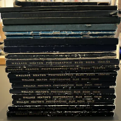 RARE Complete Run Wallace Heaton Photographic Blue Book 1952 - 1972 X 20 Issues • £129.99