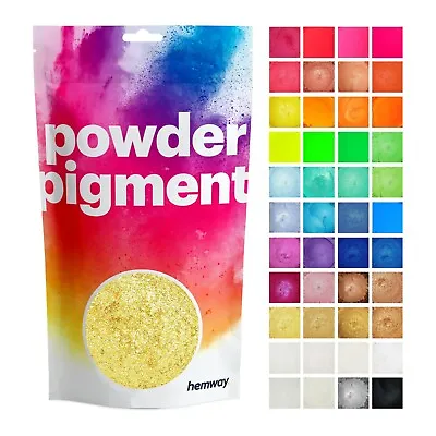 £10.95 • Buy Powder Pigment DYE Premium Colours Mix Chalk Paint Oil Wax GLOSS Varnish Hemway