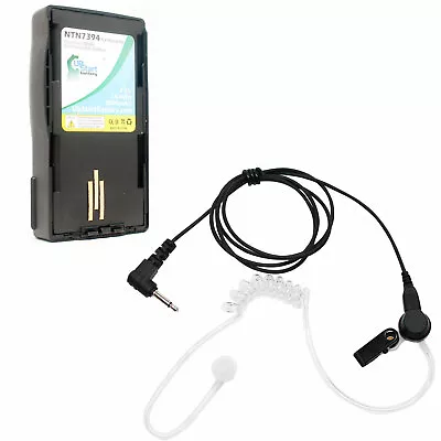 Battery & Listen Only Earpiece For Motorola VISAR • $26.99