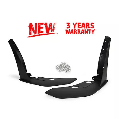 Fit 15-22 Ford Mustang GT500 Style Front Bumper Corner Spoiler Winglet Splitter • $63