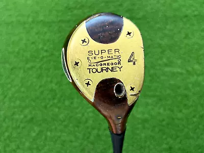 MacGregor Tourney Super Eye-O-Matic 925W Tommy Armour Persimmon (4) Wood Right • $39.99